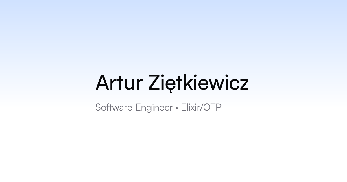 arturz • Artur Ziętkiewicz
